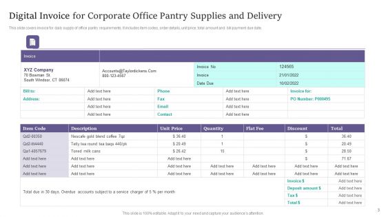 Digital Invoice Ppt PowerPoint Presentation Complete With Slides