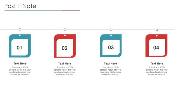 Digital Marketing Business Investor Funding Pitch Deck Post It Note Professional PDF