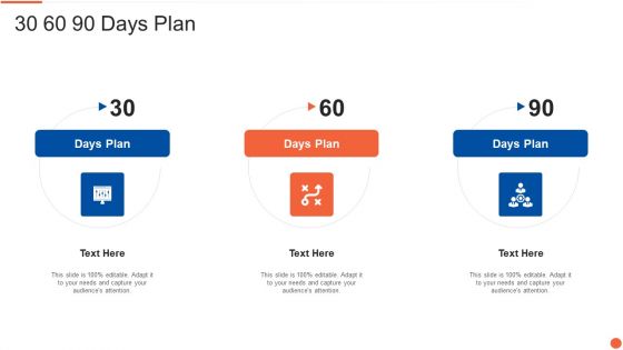 Digital Marketing Business Venture Capitalist Elevator Pitch Deck 30 60 90 Days Plan Professional PDF