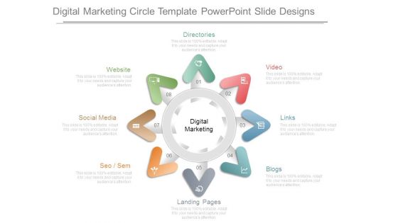 Digital Marketing Circle Template Powerpoint Slide Designs Digital Marketing Circle Template Powerpoint Slide Designs