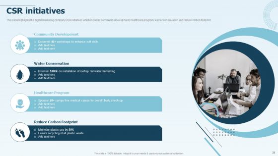 Digital Marketing Company Profile Ppt PowerPoint Presentation Complete Deck With Slides