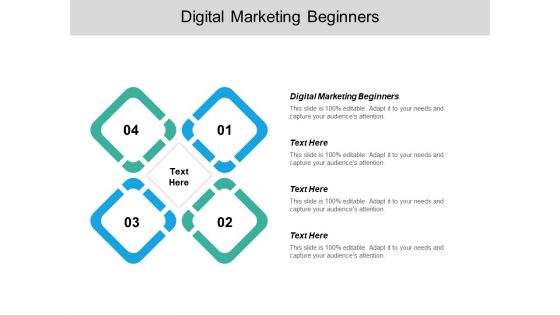Digital Marketing For Beginners Ppt PowerPoint Presentation Model Clipart Cpb
