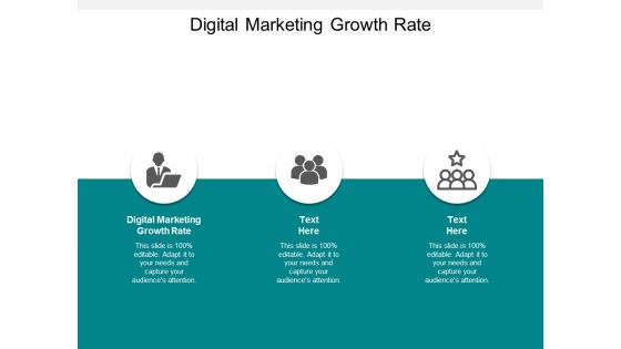 Digital Marketing Growth Rate Ppt PowerPoint Presentation Icon Format Cpb
