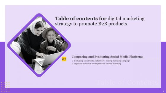 Digital Marketing Strategy To Promote B2B Products Ppt PowerPoint Presentation Complete Deck With Slides