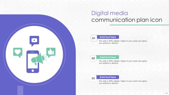 Digital Media Communication Plan Ppt PowerPoint Presentation Complete Deck With Slides