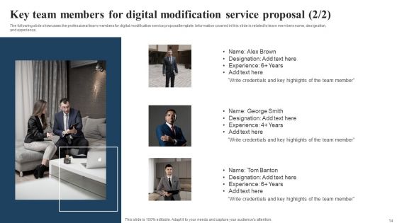 Digital Modification Service Proposal Ppt PowerPoint Presentation Complete Deck With Slides