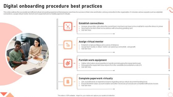 Digital Onboarding Procedure Best Practices Ppt Microsoft