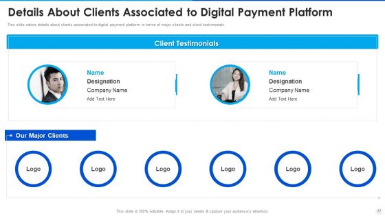 Digital Payment Solution Company Stakeholder Investment Elevator Pitch Deck Ppt PowerPoint Presentation Complete Deck With Slides