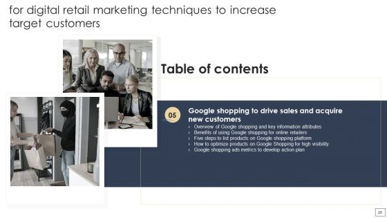 Digital Retail Marketing Techniques To Increase Target Customers Ppt PowerPoint Presentation Complete Deck With Slides