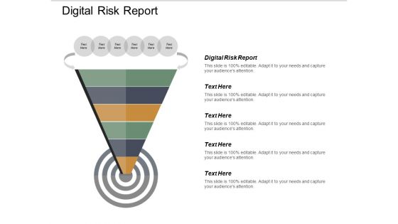 Digital Risk Report Ppt PowerPoint Presentation Inspiration Example Cpb