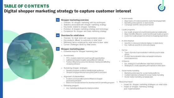 Digital Shopper Marketing Strategy To Capture Customer Interest Ppt PowerPoint Presentation Complete Deck
