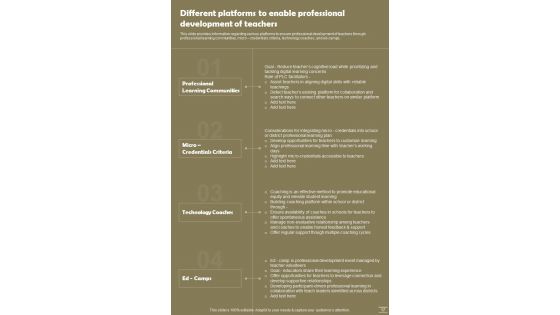 Digital Training Strategies Playbook Template