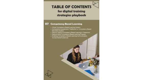 Digital Training Strategies Playbook Template