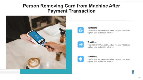 Digital Transaction Card Cashier Swapping Ppt PowerPoint Presentation Complete Deck With Slides