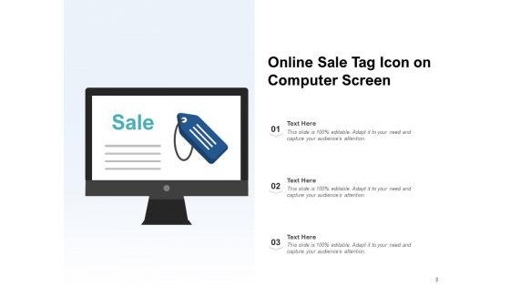 Digital Transaction Symbol Sale Computer Screen Online Sale Ppt PowerPoint Presentation Complete Deck