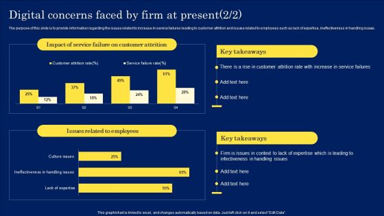 Digitization Framework For Technology Advancement Digital Concerns Faced By Firm At Present Formats PDF