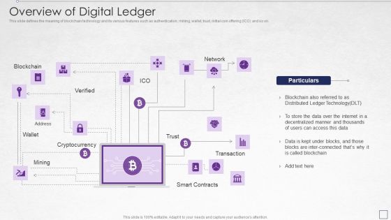 Digitized Record Book Technology Overview Of Digital Ledger Summary PDF