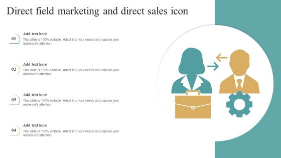 Direct Field Marketing And Direct Sales Icon Pictures PDF