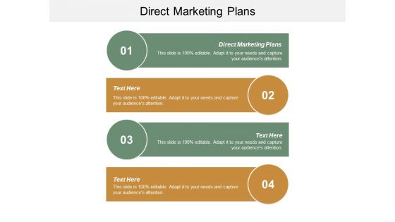 Direct Marketing Plans Ppt PowerPoint Presentation Pictures Graphics Template Cpb