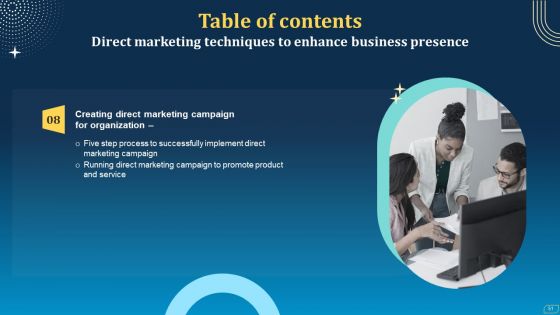 Direct Marketing Techniques To Enhance Business Presence Ppt PowerPoint Presentation Complete Deck With Slides