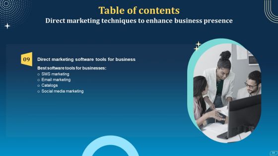 Direct Marketing Techniques To Enhance Business Presence Ppt PowerPoint Presentation Complete Deck With Slides