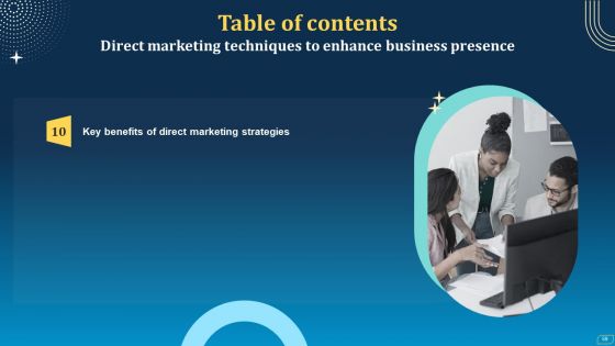 Direct Marketing Techniques To Enhance Business Presence Ppt PowerPoint Presentation Complete Deck With Slides