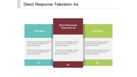 Direct Response Television Ad Ppt PowerPoint Presentation Show Templates Cpb
