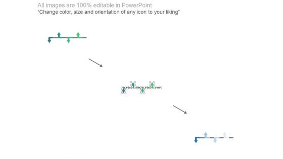 Directional Linear Timeline Diagram For Business Powerpoint Slides