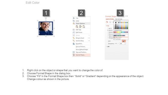 Director Profile On About Us Slide Powerpoint Slides