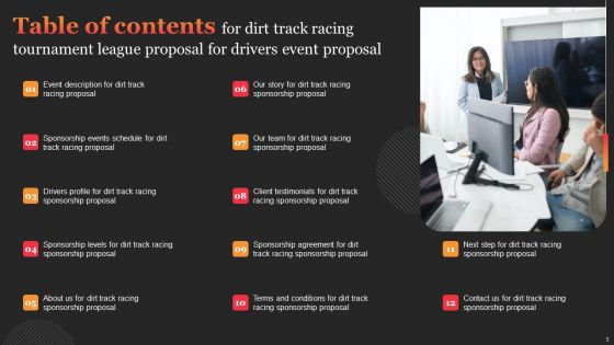 Dirt Track Racing Tournament League Proposal For Drivers Event Proposal Ppt PowerPoint Presentation Complete Deck With Slides