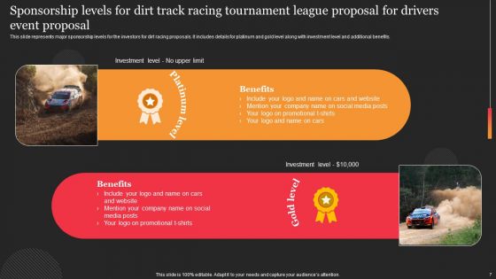 Dirt Track Racing Tournament League Proposal For Drivers Event Proposal Ppt PowerPoint Presentation Complete Deck With Slides