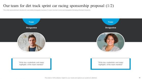 Dirt Track Sprint Car Racing Sponsorship Proposal Ppt PowerPoint Presentation Complete Deck With Slides