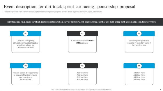Dirt Track Sprint Car Racing Sponsorship Proposal Ppt PowerPoint Presentation Complete Deck With Slides