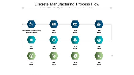 Discrete Manufacturing Process Flow Ppt PowerPoint Presentation Diagram Ppt Cpb Pdf