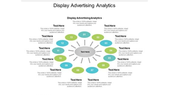 Display Advertising Analytics Ppt PowerPoint Presentation Infographic Template Graphics Cpb
