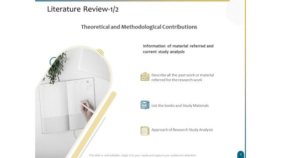 Dissertation Research Literature Review Analysis Ppt Styles Examples PDF