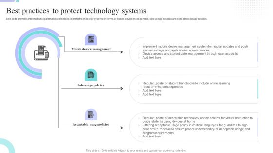 Distance Coaching Playbook Best Practices To Protect Technology Systems Summary PDF