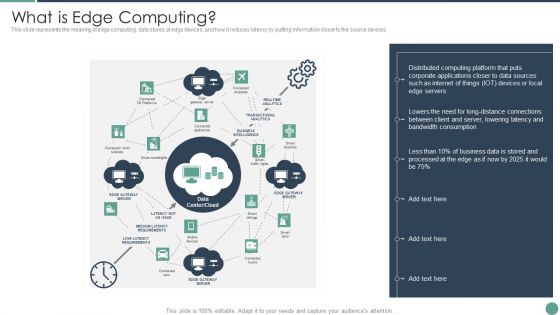Distributed Computing What Is Edge Computing Brochure PDF