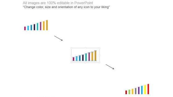 Distribution Growth Bar Graph Powerpoint Slide Background