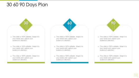 Distributor Entitlement Initiatives 30 60 90 Days Plan Introduction PDF