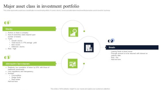 Diversified Profitable Portfolio Major Asset Class In Investment Portfolio Download PDF