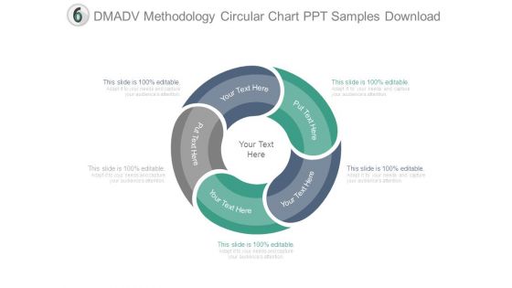 Dmadv Methodology Circular Chart Ppt Samples Download