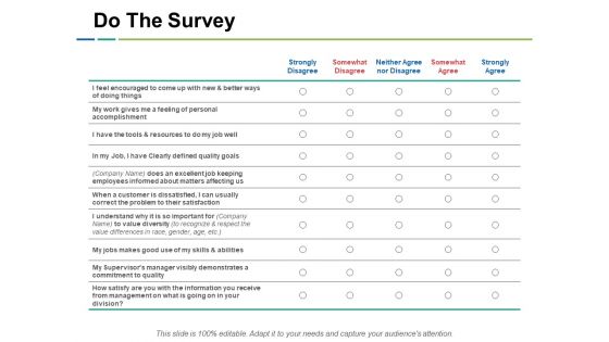 Do The Survey Ppt PowerPoint Presentation Professional Structure