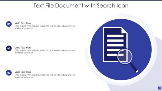 Document Icon Ppt PowerPoint Presentation Complete With Slides