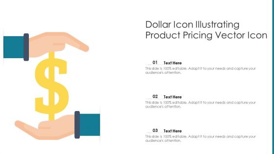 Dollar Icon Illustrating Product Pricing Vector Icon Ppt PowerPoint Presentation Gallery Graphics Design PDF