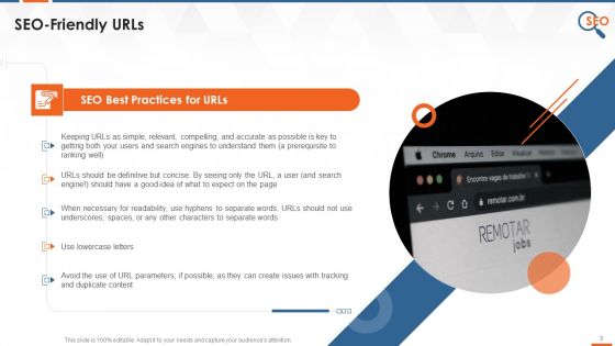 Domain Names And Ulrs Importance In SEO Training Ppt