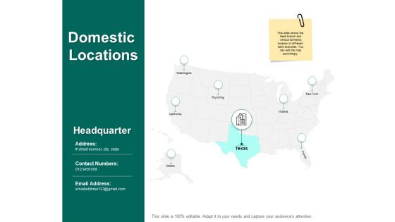 Domestic Locations Geographical Ppt PowerPoint Presentation Show Tips