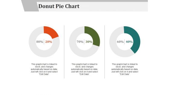 Donut Pie Chart Ppt PowerPoint Presentation Pictures Clipart