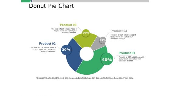 Donut Pie Chart Ppt PowerPoint Presentation Portfolio Slide Download