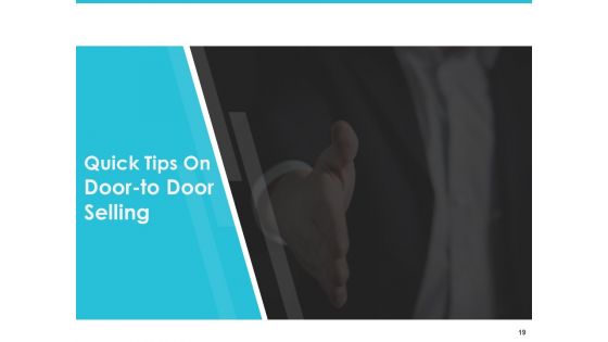 Door To Door Sales Ppt PowerPoint Presentation Complete Deck With Slides